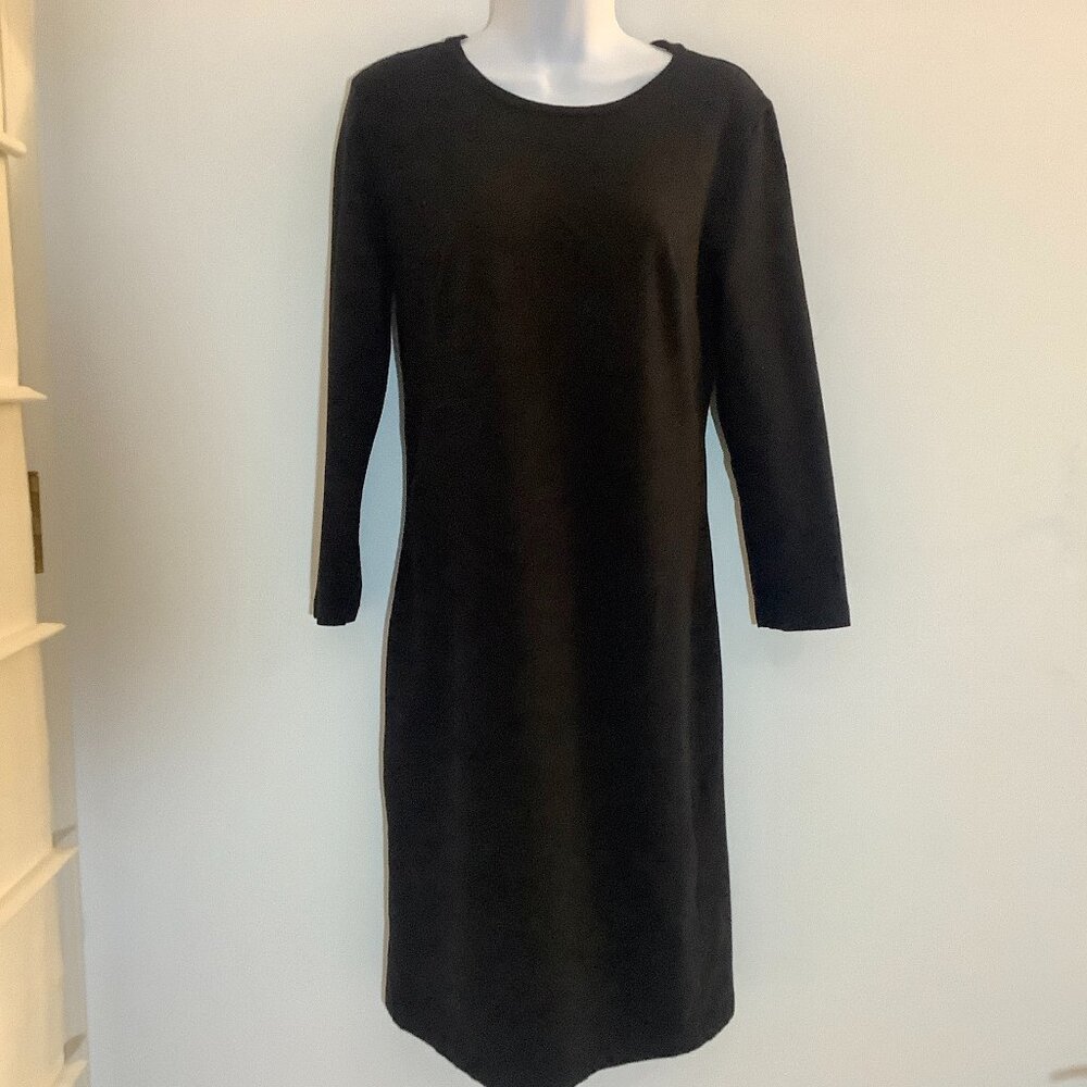 Basic Black Dress Old Navy Medium Tall Long Sleeve